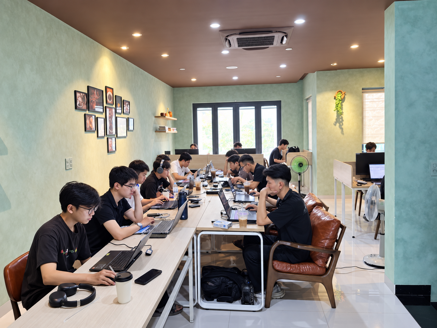 Lớp học viên ICDesign cùng làm bài tập thiết kế chip